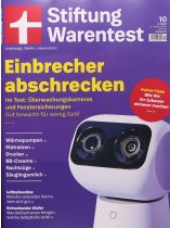Stiftung Warentest 10/2025 "Einbrecher abschrecken: Im Test: Überwachungskameras und Fenstersicherungen. Gut bewacht für wenig Geld."