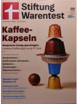 Stiftung Warentest 9/2025 "Kaffee-Kapseln, Nackenkissen, Wäschetrockner, Windows 10"
