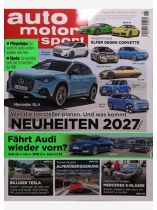 Auto Motor Sport 18/2026 "Neuheiten 2027 von allen Herstellern"