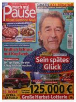 Mach mal Pause 38/2026 "Große Herbst-Lotterie 125.000 Euro"