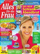 Alles für die Frau 37/2026 "Schlank-Abendbrot gegen Heißhunger"