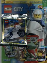 LEGO City 27/2021 "Extra: Motorradpolizist + 5 Sammelkarten"