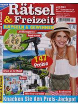 Rätsel & Freizeit 7/2023 "Rätseln & gewinnen"