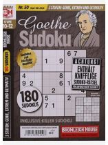 Goethe Sudoku 50/2026 "180 Sudokus Stufe 10-12"