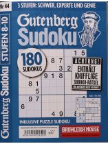 Gutenberg Sudoku 44/2025