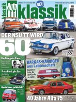 AUTO BILD KLASSIK 11/2025 "Der NSU TT wird 60"