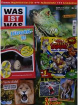 WAS IST WAS - Das Magazin 8/2025 "Extra: Leguan-Ei + 1 Battle Bouncer"