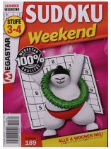 Sudoku Weekend 189/2026 "Anspruchsvolle Rätsel Stufe 3-4"