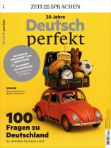 Deutsch perfekt 13/2025 "100 Fragen zu Deutschland/ Jubiläumsausgabe 20 Jahre DP/ Extraheft zum Download"