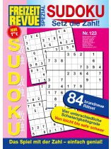 Freizeit Revue Sp. Sudok 123/2026 "84 brandneue Rätsel in 4 Schwierigkeitsgraden"