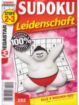 Sudoku Leidenschaft 192/2026 "Mittlerer Schwierigkeitsgrad"