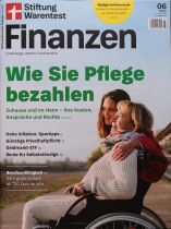 Stiftung Warentest Finanz 6/2026 "Wie Sie Pflege bezahlen, Hohe Inflation-Spartipps, Geldmarkt-ETF, Berufsunfähigkeit, Abzüge im Ruhestand"