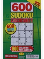 600 SUDOKU TASCHENHEFT 82/2025
