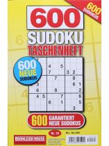 600 SUDOKU TASCHENHEFT 70/2023