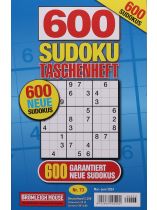 600 SUDOKU TASCHENHEFT 73/2024