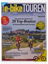 e-bike TOUREN Magazin 3/2026 "20 Top-Routen in Deutschland und Europa"