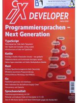 IX DEVELOPER 1/2022 "Programmiersprachen - Next Generation"