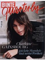 BUNTE quarterly 1/2023 "Charlotte Gainsbourg"