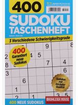 400 Sudoku Taschenheft 14/2026 "3 Schwierigkeitsgrade für jeden Level"