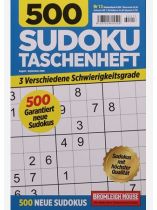 500 Sudoku Taschenheft 13/2026