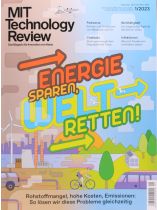 TECHNOLOGY REVIEW 1/2023 "Energie sparen, Welt retten"