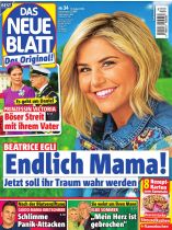 Das Neue Blatt 34/2026 "Beatrice Egli Endlich Mama"