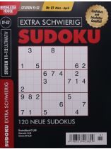 SUDOKU EXTRA SCHWIERIG 81/2026