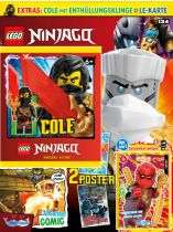 LEGO Ninjago (MoS) 134/2025 "Extra: Cole mit Enthüllungsklinge + Le-Karte"
