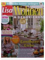 Lisa Wohnen & Dekorieren 9/2026 "Landhaus-Liebe mit 60 Ideen Extra"