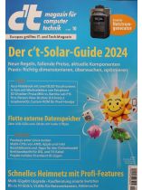 CT MAGAZIN 10/2024 "Der c't-Solar-Guide 2024 "