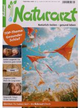 NATURARZT 9/2025 "TOP-Thema Gesunder Schlaf"