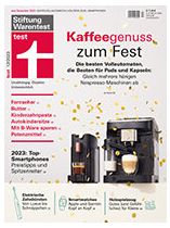 test 12/2023 "Kaffee­genuss – die besten Voll­automaten, die Besten für Pads und Kapseln"