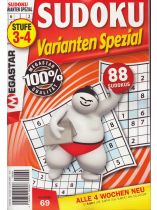 Sudoku Varianten Spezial 69/2026 "88 Sudokus Stufe 3-4"