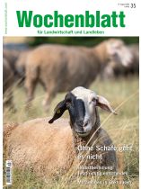 Wochenblatt 35/2026 "Schafhaltung und Herbstbestellung"