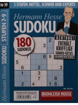 Hermann Hesse Sudoku 39/2026