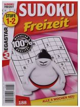 Sudoku Freizeit 188/2026 "SUDOKU Freizeit - Stufe 1-2"