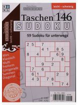 TASCHEN SUDOKU 146/2026 "59 Sudoku für unterwegs"