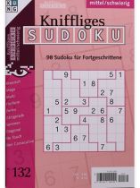 KNIFFLIGES SUDOKU 132/2026 "98 Sudoku für Fortgeschrittene"