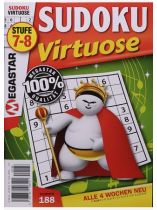 Sudoku Virtuose 188/2026 "Stufe 7–8 für Experten"