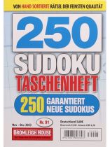 250 SUDOKU TASCHENHEFT 91/2023