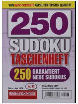 250 SUDOKU TASCHENHEFT 93/2024