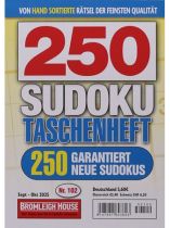 250 SUDOKU TASCHENHEFT 102/2025