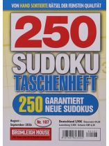 250 SUDOKU TASCHENHEFT 107/2026