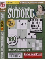 Shakespeare Sudoku 43/2026 "180 Sudokus für Fortgeschrittene"