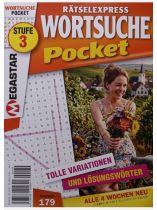 Rätselexpress Wortsuche P 179/2026 "Stufe 3 mit tollen Variationen"