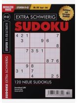 SUDOKU EXTRA SCHWIERIG 84/2026 "120 neue Sudokus Stufen 11-12"