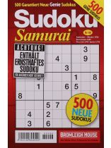 SUDOKU SAMURAI 96/2026 "500 neue Genie Sudokus"