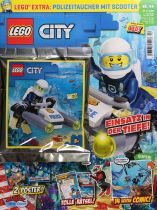 LEGO City 44/2022 "Extra: Polizeitaucher mit Scooter"