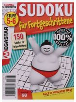 150 Sudoku für Fortgeschr 68/2026 "Schwierigkeitsstufe 5-6"