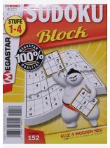 Megastar Sudoku Block 152/2026 "Rätsel für Einsteiger und Fortgeschrittene"